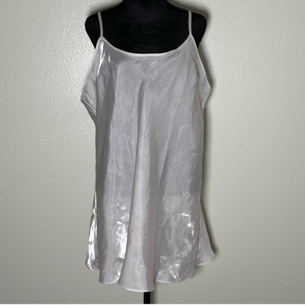 Victoria’s Secret White And Pink Slip Night Gown Dress